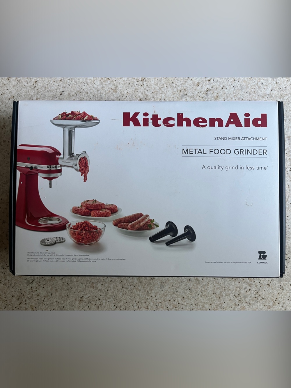 KitchenAid All Metal Food Grinder Stand Mixer Attachment